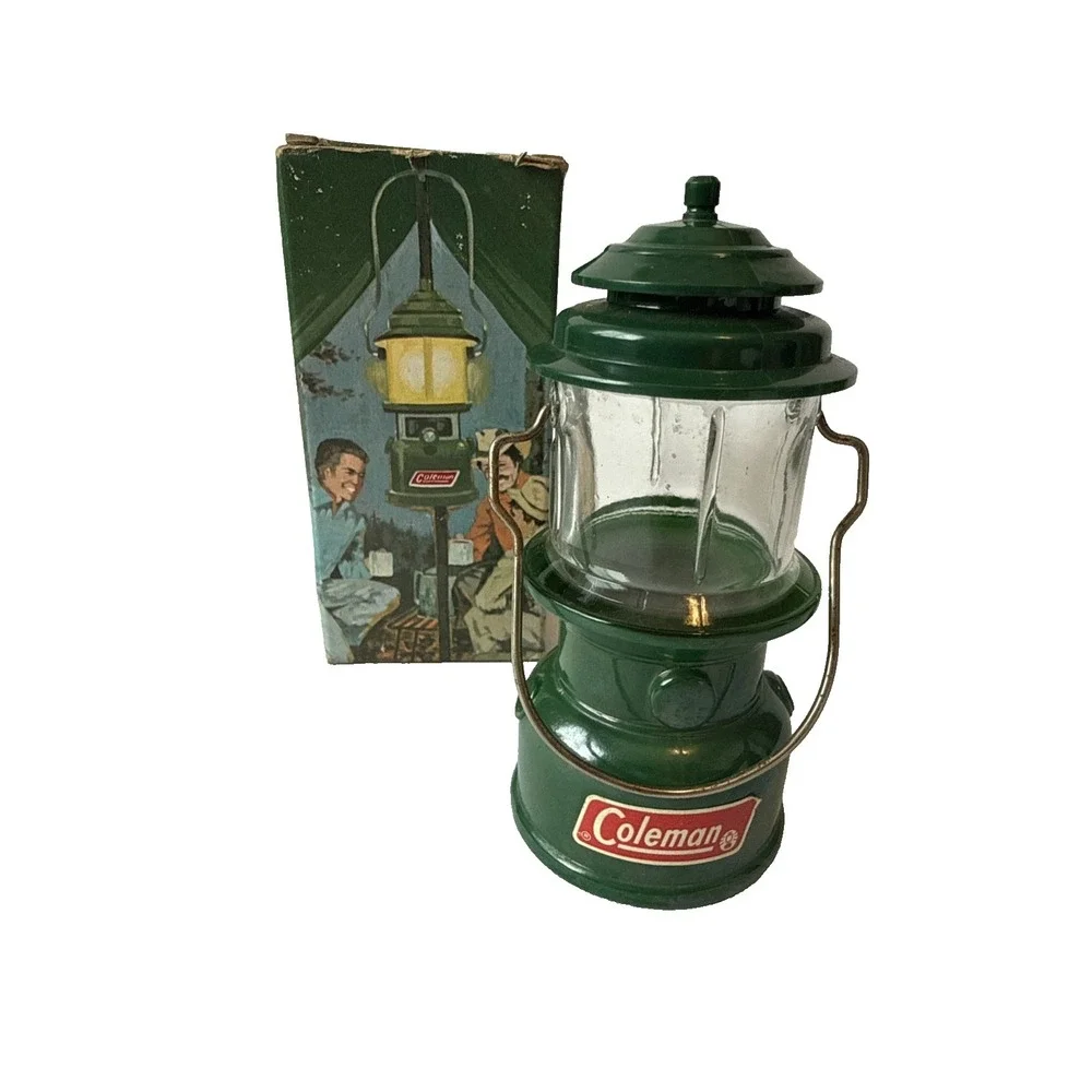 Vintage Avon 1970s Coleman Lantern Aftershave Cologne Decanter Bottle With Box